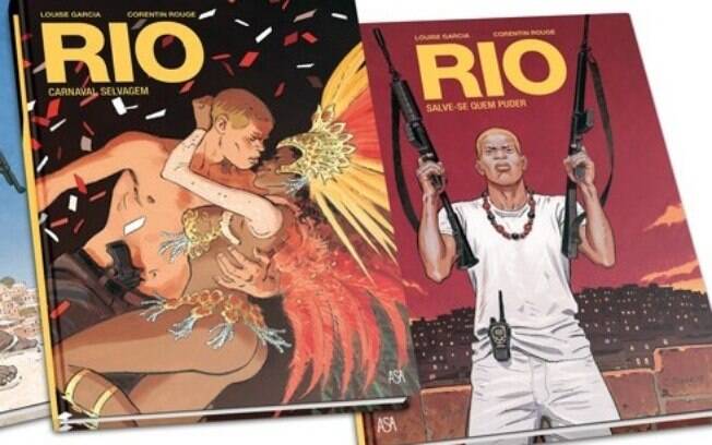 Coleção retrata Rio de Janeiro como cidade violenta e 