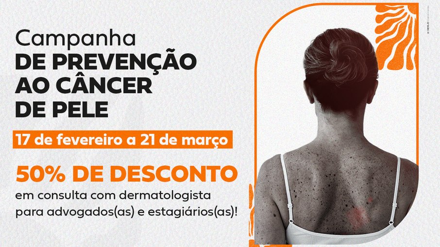 Iniciativa oferece 50% de desconto em consultas com dermatologistas