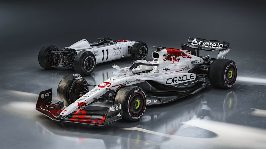 Pintura da RBR é inspirada no Honda RA272 Pintura da RBR é inspirada no Honda RA272