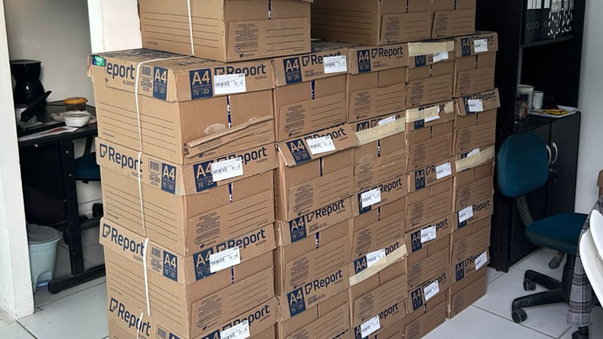 Materiais apreendidos pela PF e Controladoria Materiais apreendidos pela PF e Controladoria