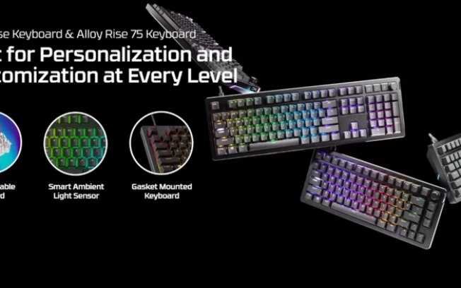 CES 2024 | HyperX revela teclado Allow Rise e mouse Pulsefire Haste 2 Mini