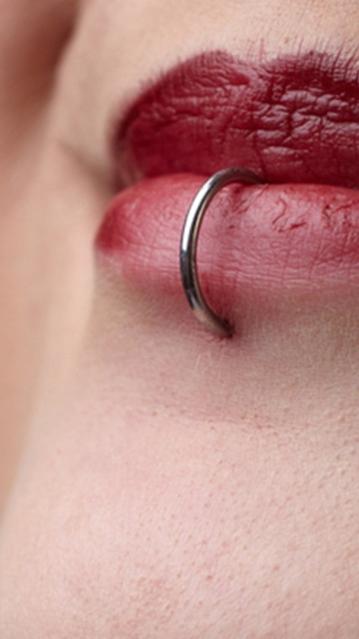 Piercing bucal: veja dicas para ter jóias nos lábios