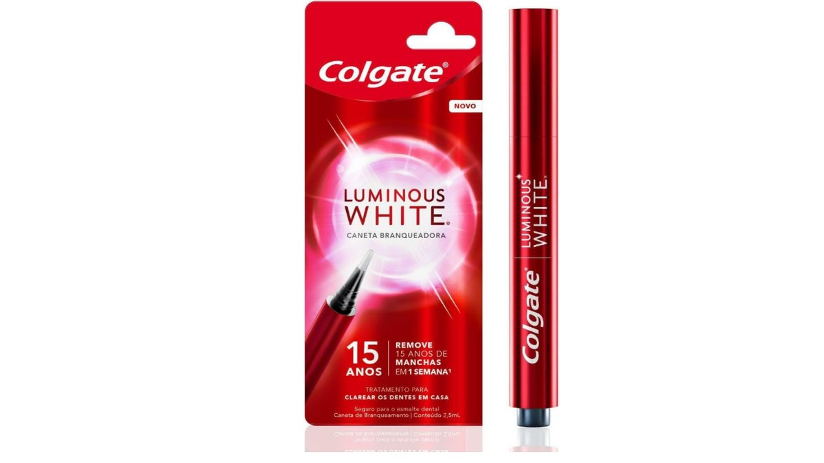 Caneta clareadora dental Luminous White da Colgate está em oferta na Amazon Caneta clareadora dental Luminous White da Colgate está em oferta na Amazon