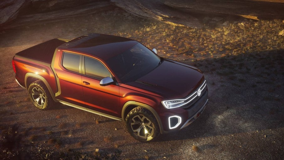 Volkswagen Atlas Tanoak pode servir de base oara uma nova picape elétrica da marca Scout