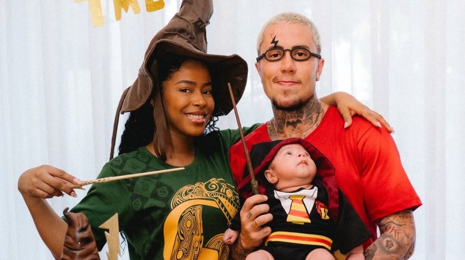 MC Daniel e Lorena Maria com o filho, Rás MC Daniel e Lorena Maria com o filho, Rás