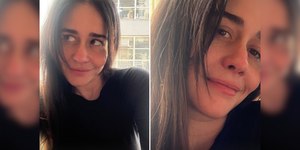 Alessandra Negrini faz charme ao posar para novas fotos na web