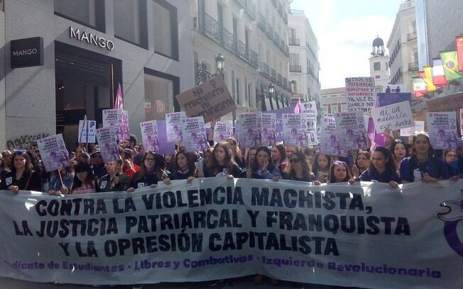 Na Espanha, as mulheres organizaram a segunda greve geral feminista neste Dia Internacional da Mulher