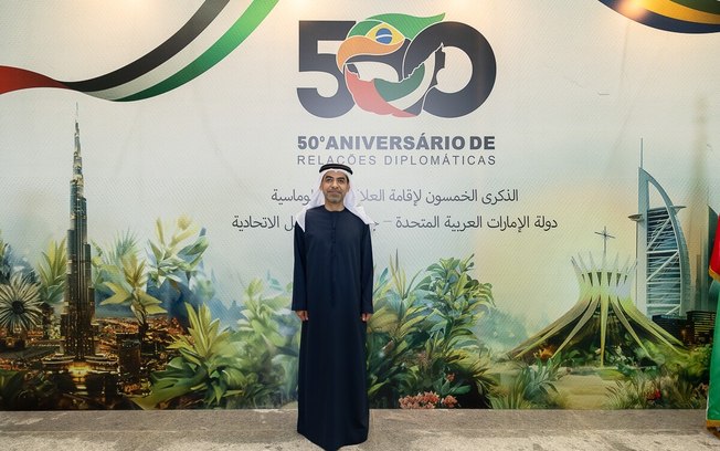 Almoço celebra 50 anos de relações Brasil-Emirados Árabes Unidos