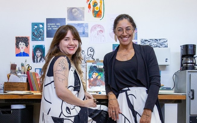Artista araraquarense Leila Penteado se une a estilista e lança coleção de estampas exclusivas Artista araraquarense Leila Penteado se une a estilista e lança coleção de estampas exclusivas