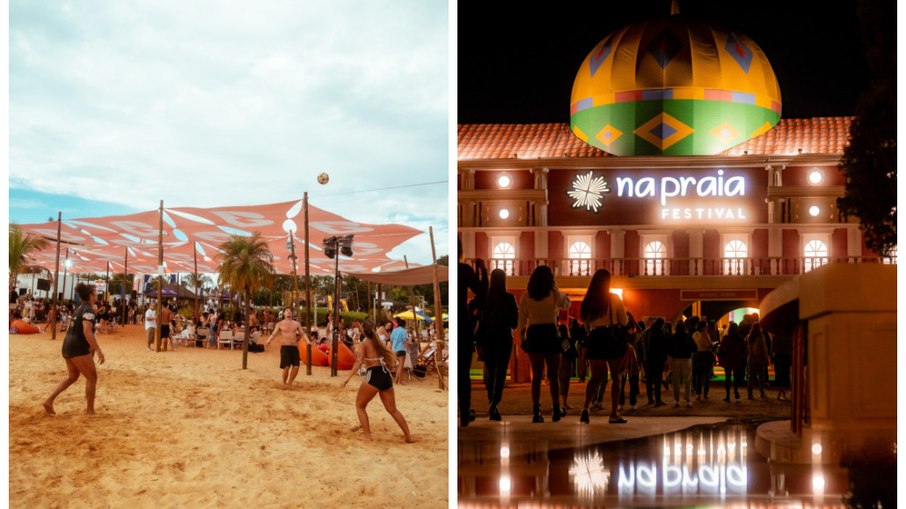 O Na Praia acontece de julho a setembro em Brasília