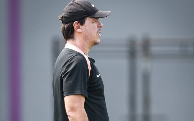 Yuri Alberto durante treinamento do Corinthians