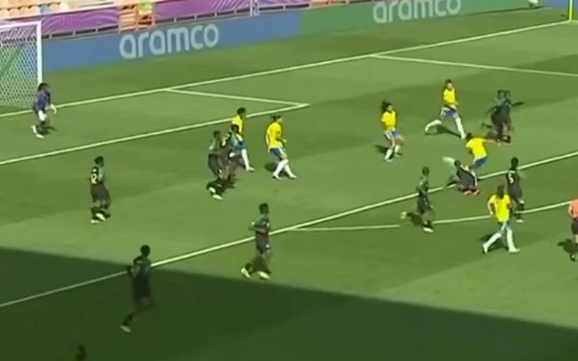 Thaynara marcou o primeiro gol do Brasil contra a Tanzânia Thaynara marcou o primeiro gol do Brasil contra a Tanzânia