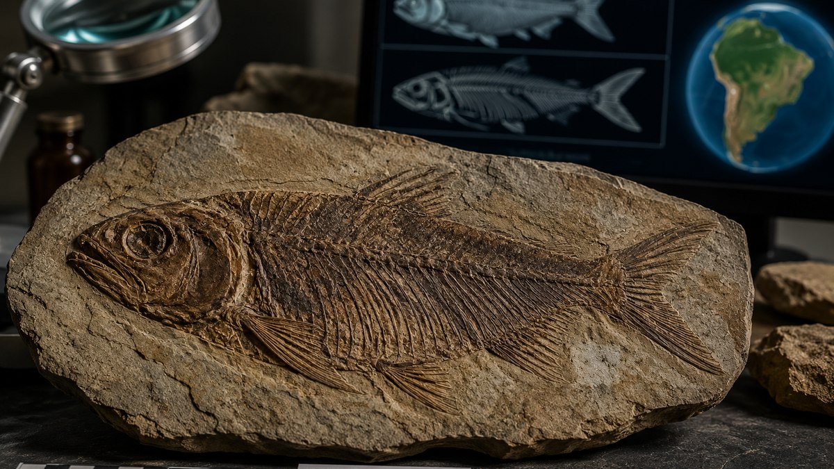 Estudo mostra fóssil de peixe pré-histórico achado em Mato Grosso - QTU Questões do Universo