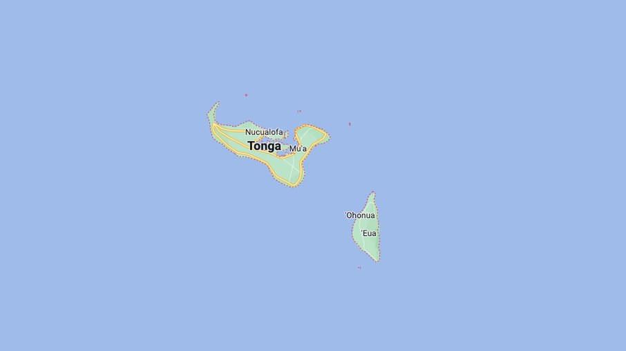 Terremoto de magnitude 7,1 atingiu o mar do sudeste de Neiafu, em Tonga