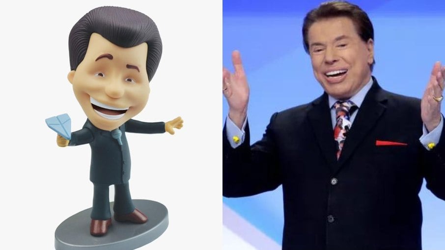 A emissora lançou um boneco do apresentador Silvio Santos