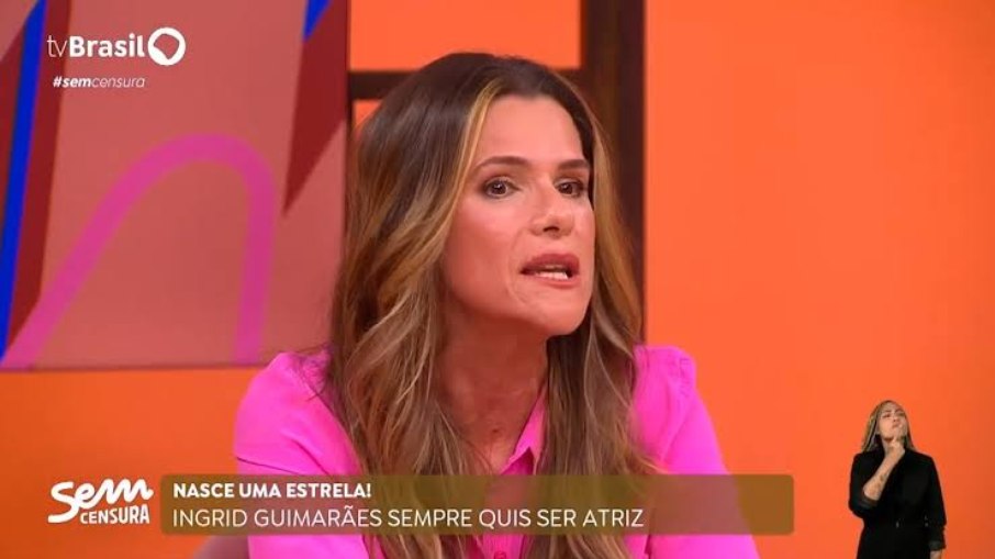 Ingrid Guimarães no 'Sem Censura', da TV Brasil