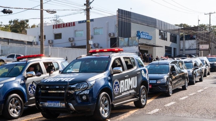 Corpo do GCM Leandro foi velado e sepultado às 17h, em Valinhos