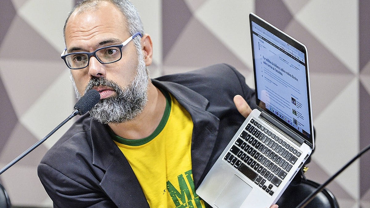 O blogueiro bolsonarista Allan dos Santos