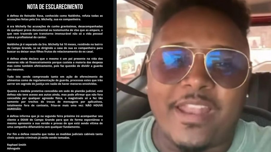 Naldinho Rosa se pronuncia após denuncia de ex