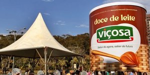 Maior doce de leite do Brasil tem 3,4 toneladas; veja produção