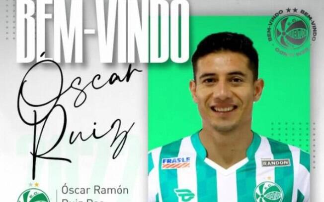 Óscar Ruiz é anunciado como novo reforço do Juventude
