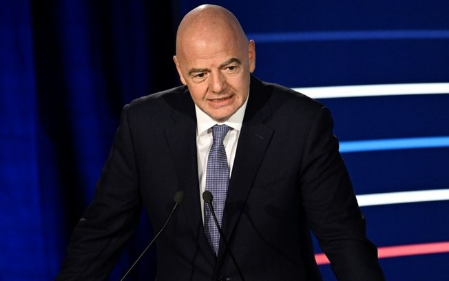 O presidente da Fifa, Gianni Infantino