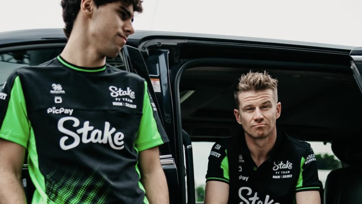 Bortoleto e Hulkenberg, pilotos da Sauber Bortoleto e Hulkenberg, pilotos da Sauber