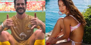 Sabrina Sato brinca com volume em foto de Nicolas Prattes: "Amo uma omelete"