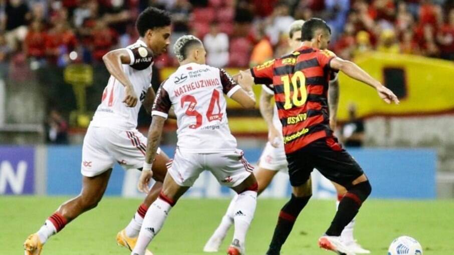 Sport quase vira sobre o Flamengo no Brasileirão