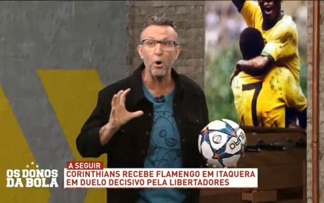 Neto chama jogador do Flamengo de 'craque' e exalta torcida do Corinthians: 'Não vaia'