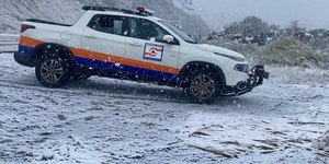 SC: Defesa Civil alerta para possibilidade de mais neve na serra