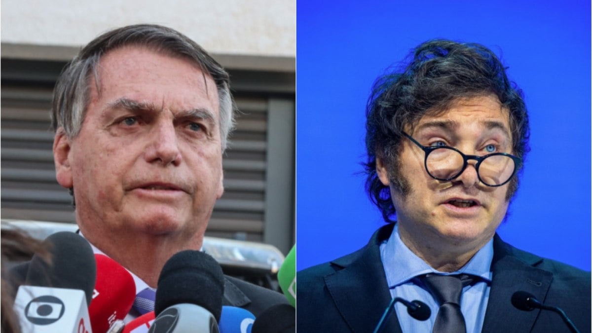 Bolsonaro e Milei vão participar de evento em SC neste fim de semana