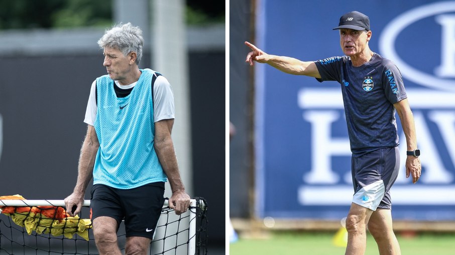 Agora no Vasco, Renato Gaúcho reencontra o Grêmio, comandado por Luís Castro