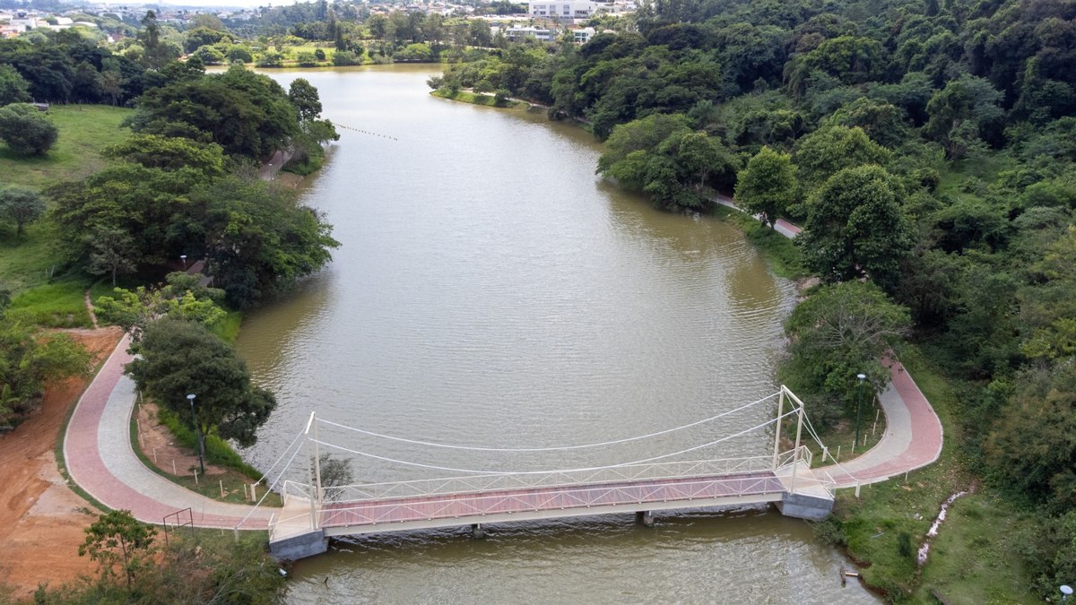 Represa I localizada na cidade de Vinhedo