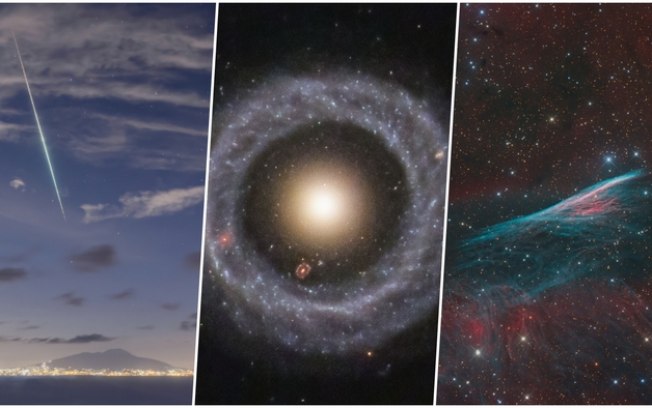 Destaques da NASA: meteoro, galáxia e   nas fotos astronômicas da semana