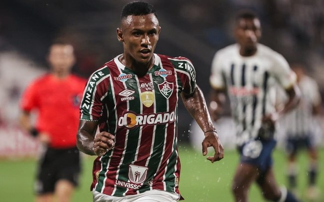 Marquinhos foi o autor do gol de empate do Fluminense diante do Alianza Lima 