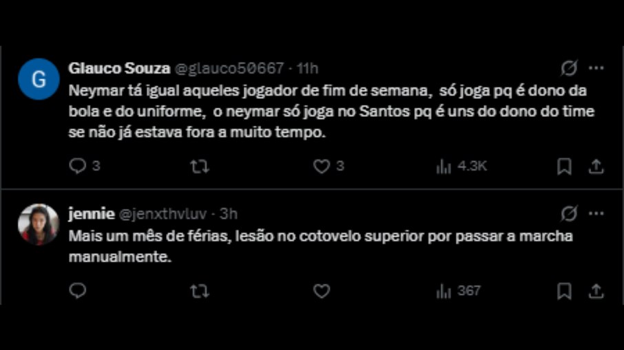 Neymar é alvo de provocações após aparecer no CT do Santos com Kombi Neymar é alvo de provocações após aparecer no CT do Santos com Kombi
