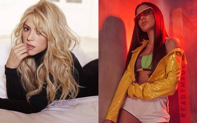 Shakira e Anitta são duas artistas que fizeram sucesso da América Latina para o mundo
