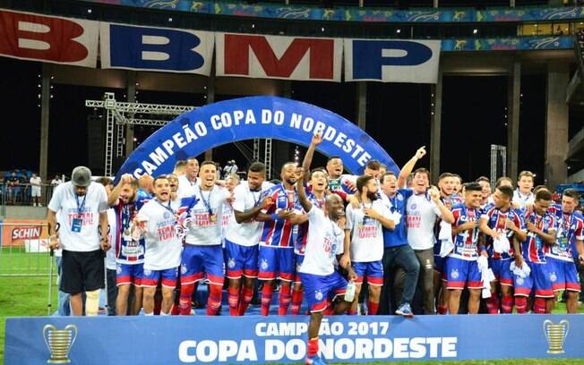 Bahia levou o título da Copa do Nordeste em 2017