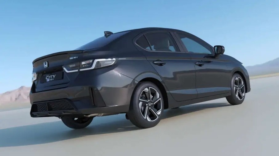 Honda City 2027 recebeu mudanças na traseira e deve manter motor 1.5 flex no Brasil
