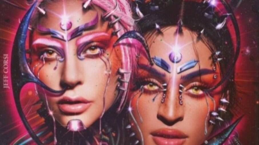 Capa do remix de Lady Gaga e Pabllo Vittar