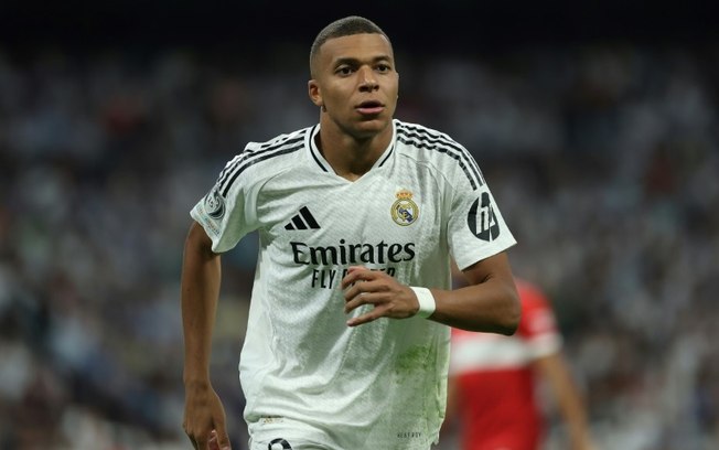 O atacante franês Kylian Mbappé, do Real Madrid