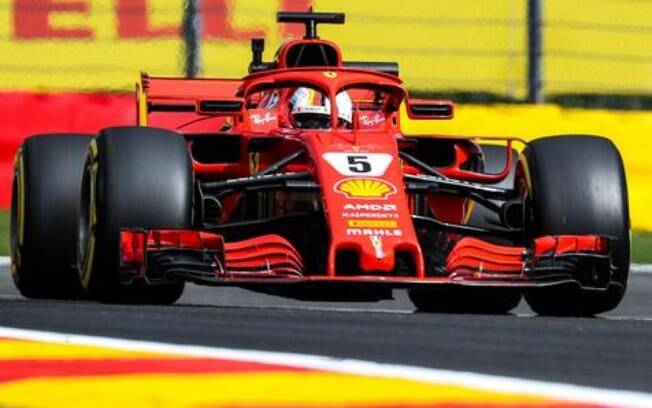 A Ferrari dominou o primeiro dia de treinos na Bélgica