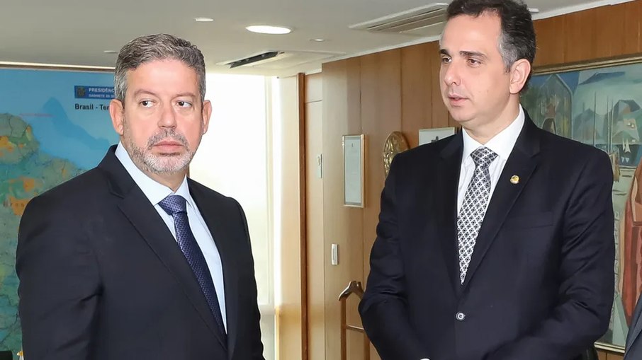 Os presidentes da Câmara, Arthur Lira (PP-AL), e do Senado, Rodrigo Pacheco (PSD-MG), em imagem de 2022 Os presidentes da Câmara, Arthur Lira (PP-AL), e do Senado, Rodrigo Pacheco (PSD-MG), em imagem de 2022