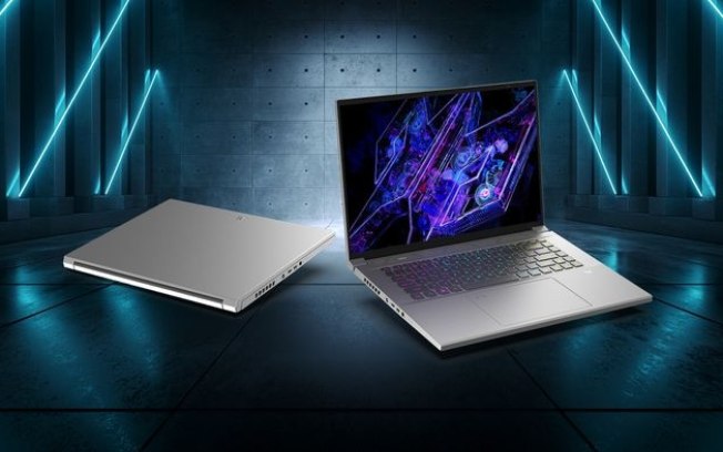 Acer anuncia Triton Neo 16 com Intel Core Ultra e tela de 3.2K
