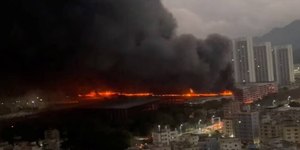 VÍDEO: incêndio gigantesco atinge garagem da BYD