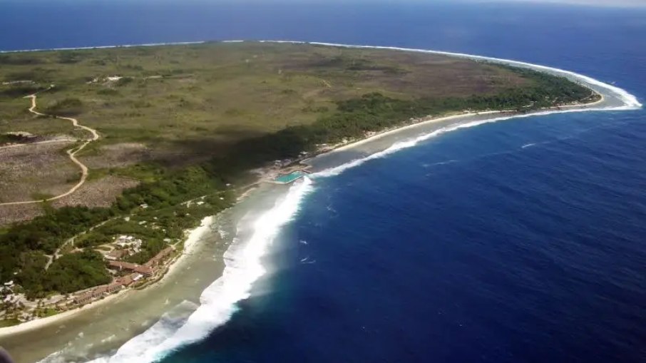 Nauru, uma ilha da Oceania Nauru, uma ilha da Oceania