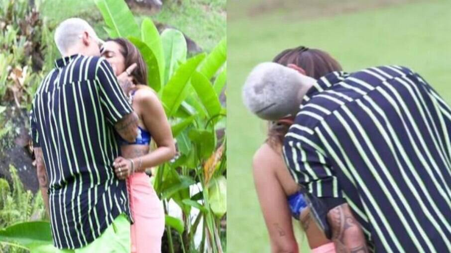 Anitta e Lipe Ribeiro se beijaram e ela passou a noite na casa dele após as gravações