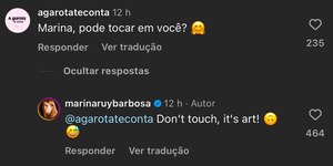 Marina Ruy Barbosa ousa em fotos e alfineta Cíntia Chagas