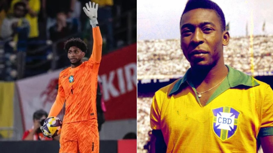 Estreias de Hugo Souza e Pelé na seleção foram marcadas por derrotas de virada